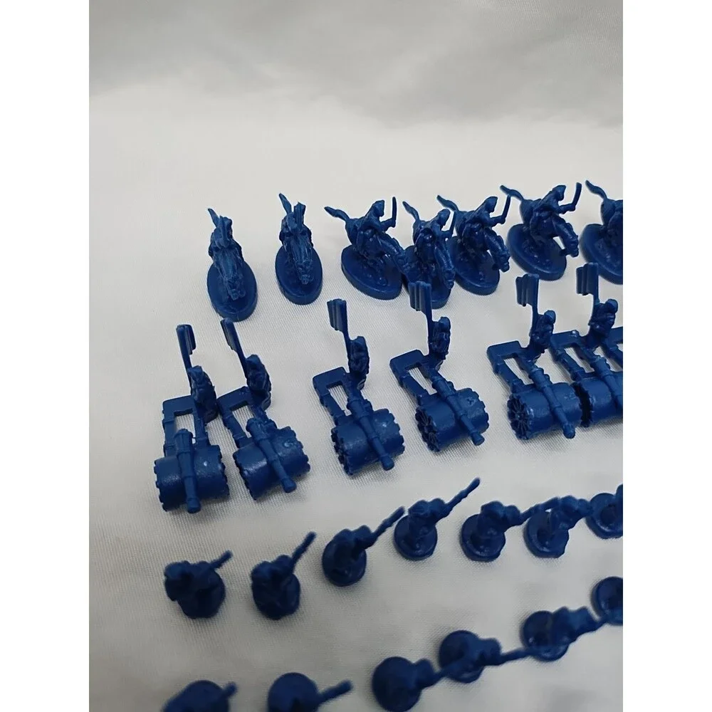 Set Of (60) 2003 Risk Blue Board Game Player Pieces